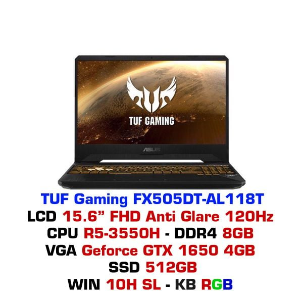  Laptop Asus Gaming TUF FX505DT-AL118T 