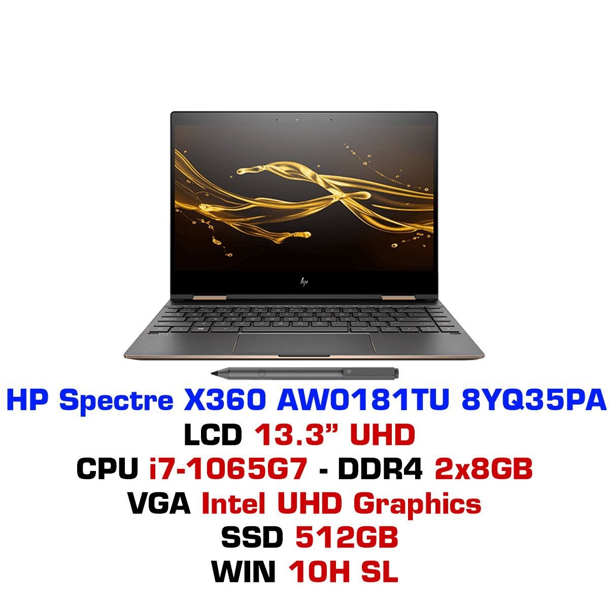 Laptop HP Spectre X360 AW0181TU 8YQ35PA