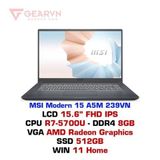  Laptop MSI Modern 15 A5M 239VN 