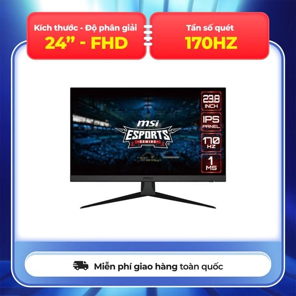  Màn hình MSI OPTIX G2422 24" IPS 170Hz chuyên game 