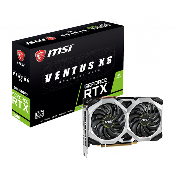  Card màn hình MSI GeForce RTX 2060 Ventus XS 6G OCV1 GDDR6 