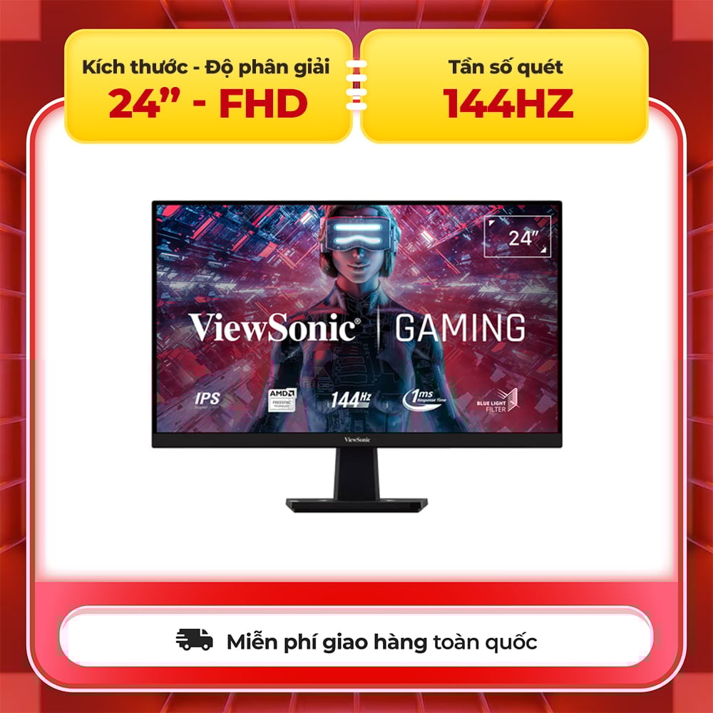Màn hình ViewSonic VX2405-P-MHD 24 inch IPS 144Hz – GEARVN.COM