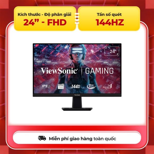  Màn hình ViewSonic VX2405-P-MHD 24" IPS 144Hz 1ms chuyên game 