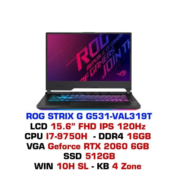  Laptop Gaming Asus ROG STRIX G G531-VAL319T 