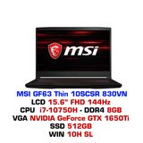  Laptop Gaming MSI GF63 Thin 10SCSR 830VN 