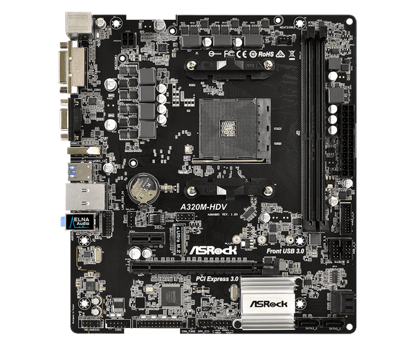  Bo mạch chủ Asrock A320M HDV 