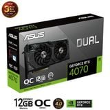  Card màn hình ASUS Dual GeForce RTX 4070 OC Edition 12GB (DUAL-RTX4070-O12G) 