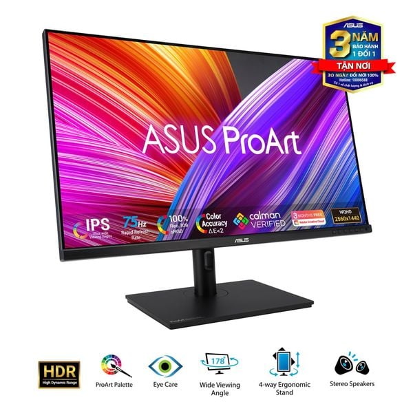  Màn hình ASUS ProArt PA328QV 32" IPS 2K 75Hz HDR10 chuyên đồ họa 