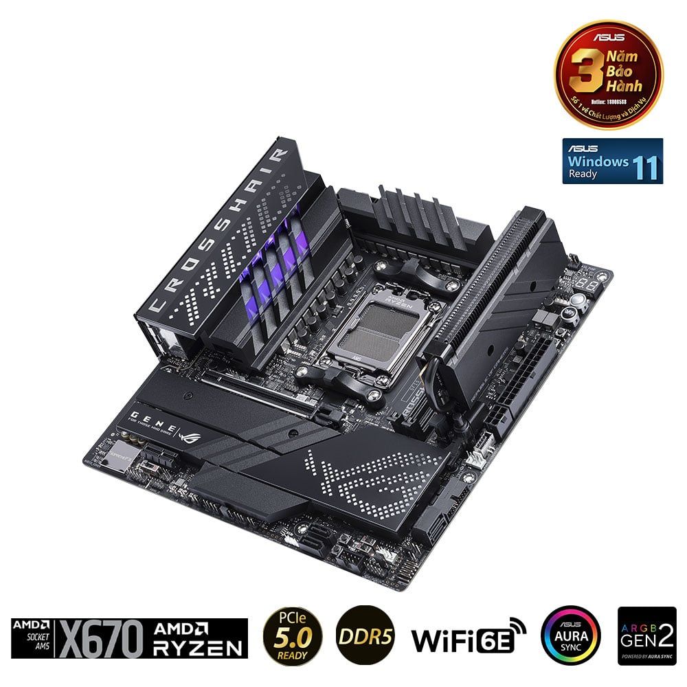 Mainboard ASUS ROG CROSSHAIR X670E GENE chính hãng – GEARVN.COM