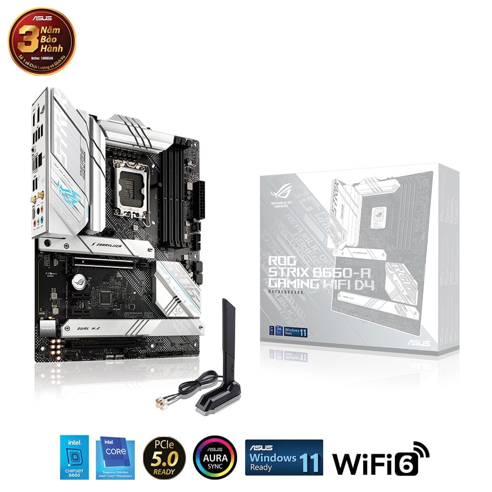 Bo mạch chủ ASUS ROG Strix B660-A Gaming WiFi DDR4