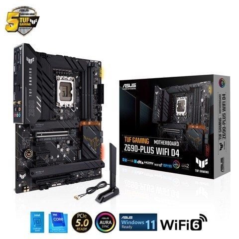 Bo mạch chủ ASUS TUF GAMING Z690-PLUS WIFI DDR4