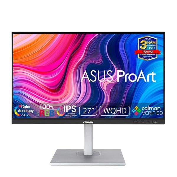  Màn hình ASUS ProArt PA278CV 27" IPS 2K 75Hz USBC chuyên đồ họa 