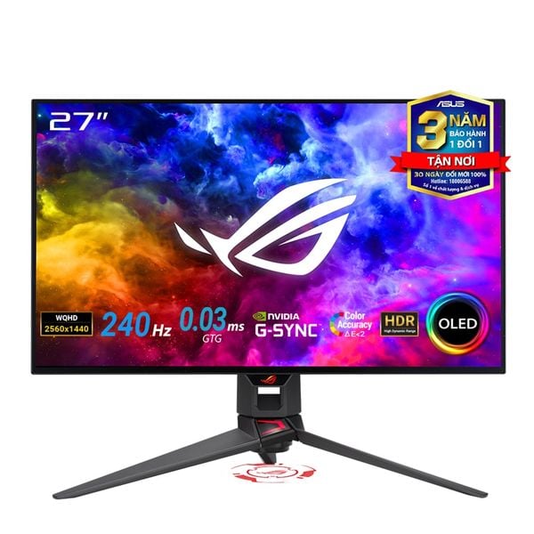 Màn hình Asus ROG Swift PG27AQDM 27" OLED 2K 240Hz HDR10 Gsync chuyên game