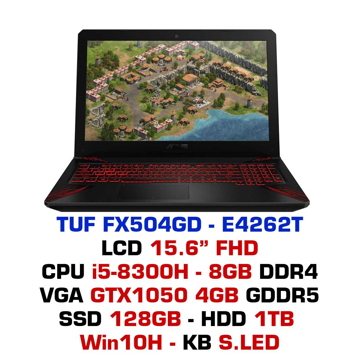 Laptop Asus Tuf Gaming Fx504Gd - E4262T – Gearvn.Com