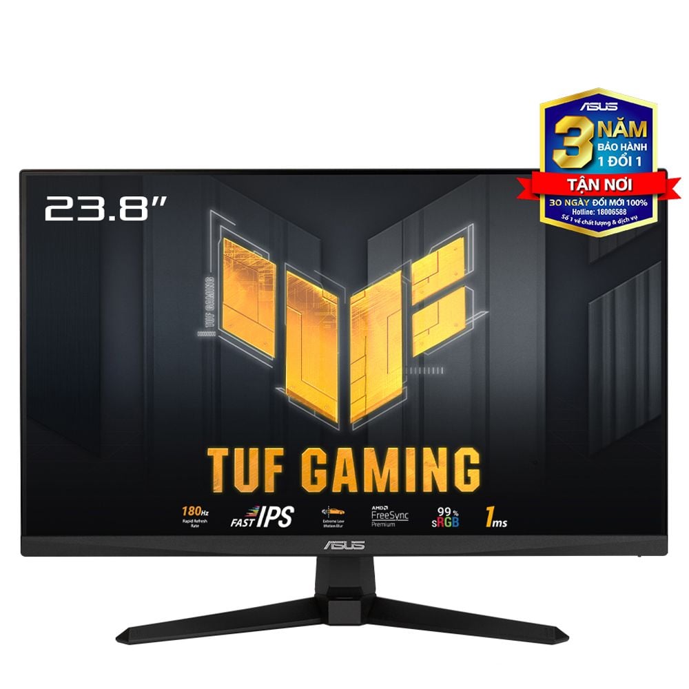 Màn Hình Asus Tuf Gaming Vg249Q3A 24" Fast Ips 180Hz Gsync Chuyên Game