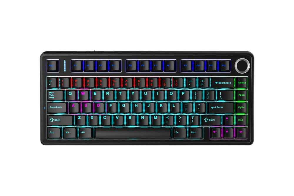 Bàn phím AULA F75 có dây (Đen Red switch) F7513