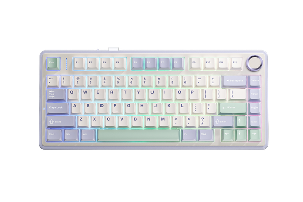 Bàn phím AULA F75 Ice Green (Tím nhạt + Be + Xanh lá /Reaper Switch)