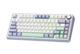  Bàn phím AULA F75 (Tím nhạt + Be + Xanh lá/ Grey Wood V3 Switch) F75PBG 