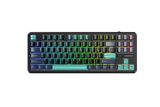  Bàn phím AULA F87 PRO (Xanh đậm + Đen + Xanh cổ vịt /Grey Wood V4 Switch) F8702 