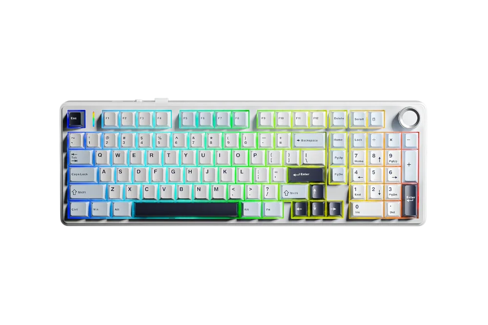 Bàn phím AULA F99 PRO (Xanh dương + Trắng + Tím đậm/ Star Vector switch) F9905