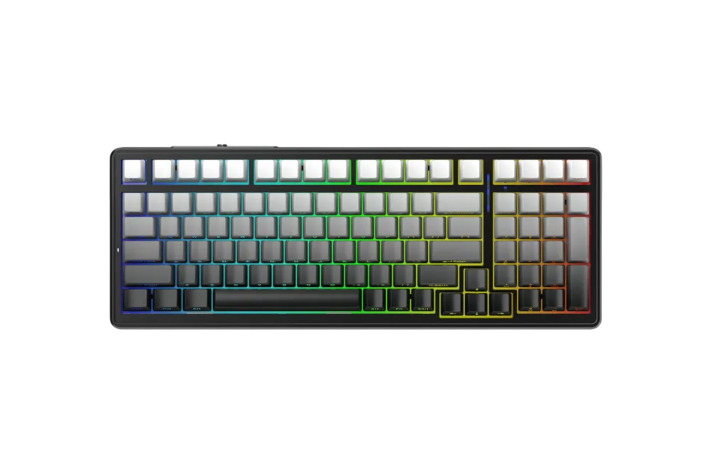 Bàn Phím Aula F99 Pro (Xám + Đen Gradient/ Grey Wood V3 Switch)