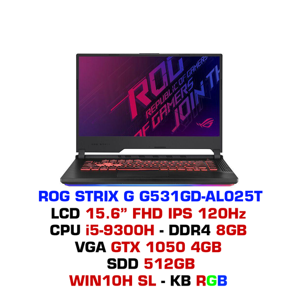  Laptop Gaming Asus ROG STRIX G G531GD-AL025T 