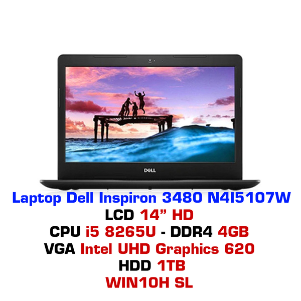  Laptop Dell Inspiron 3480 N4I5107W 