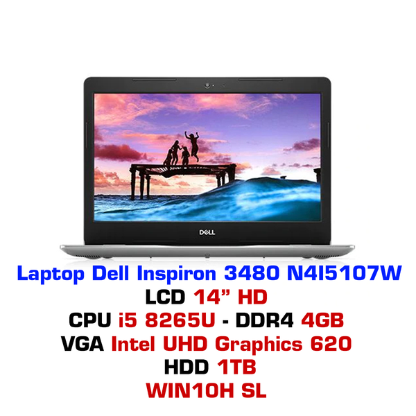  Laptop Dell Inspiron 3480 N4I5107W 