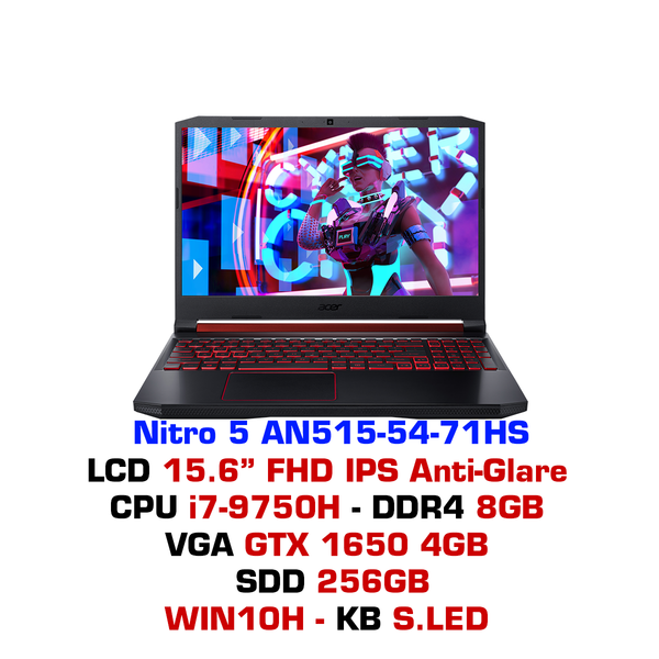  Laptop Gaming Acer Nitro 5 AN515-54-71HS 