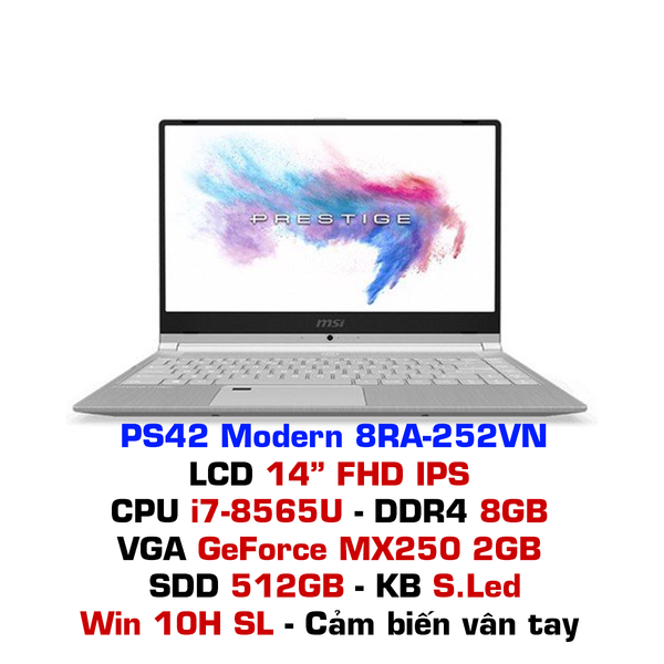  Laptop MSI PS42 Modern 8RA 252VN 