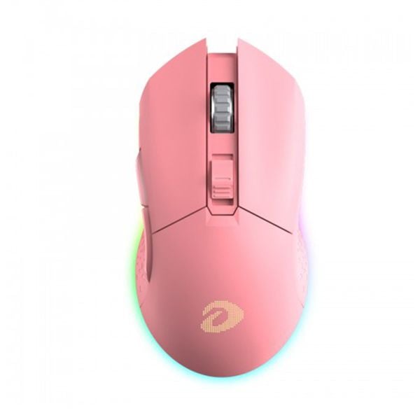  Chuột DareU EM901 RGB Wireless Pink 