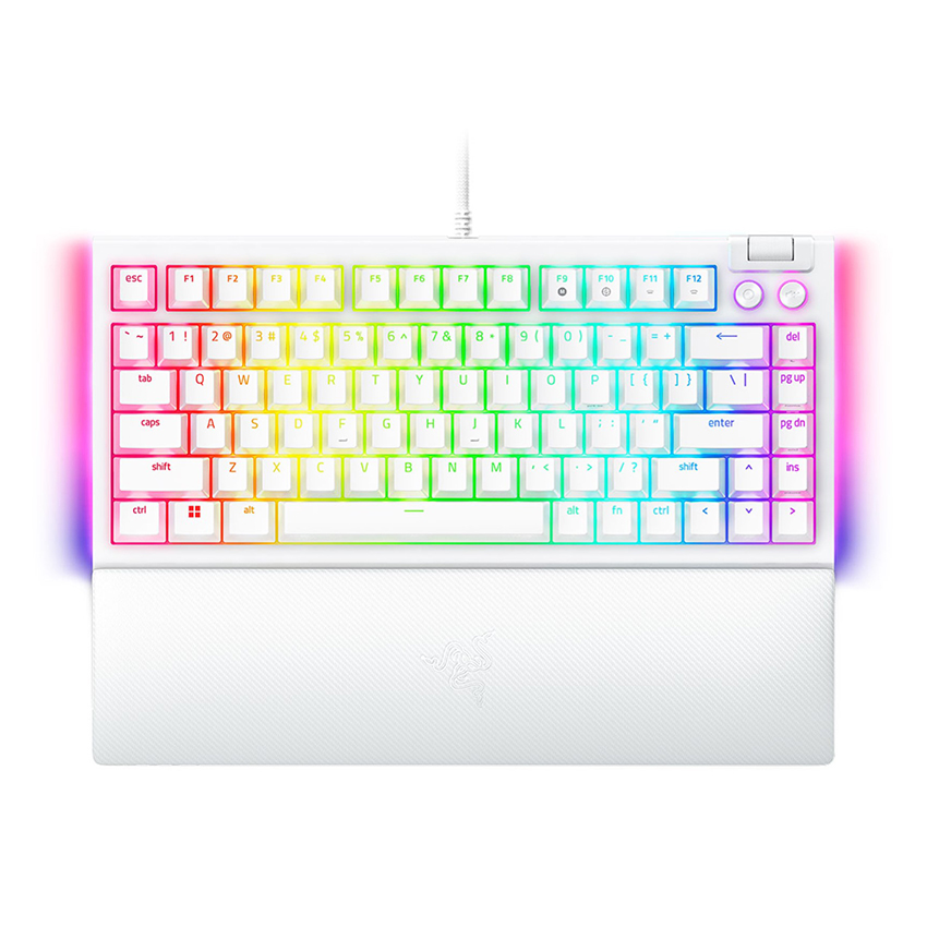 Bàn Phím Razer Blackwidow V4 75% White Tactile