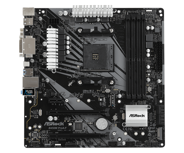  Bo Mạch Chủ Asrock B450M Pro4-F R2.0 