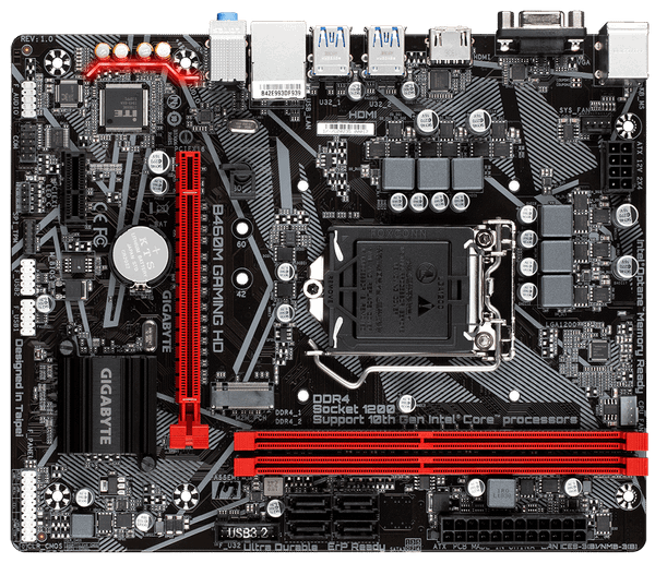  GIGABYTE B460M GAMING HD (rev. 1.0) 