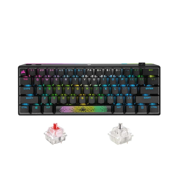 Bàn phím Corsair K70 PRO MINI WIRELESS RGB MX Red - Black