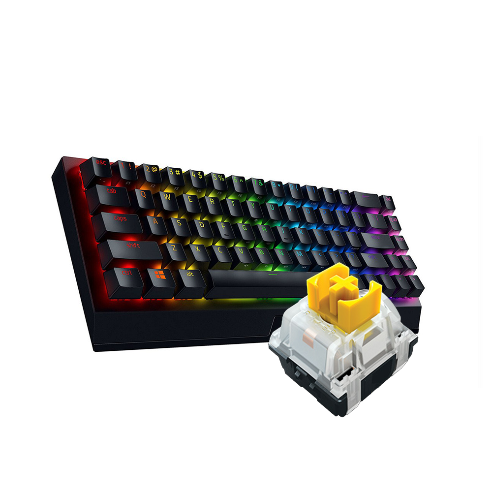 Bàn phím Razer Blackwidow V3 Mini HyperSpeed Yellow Switch