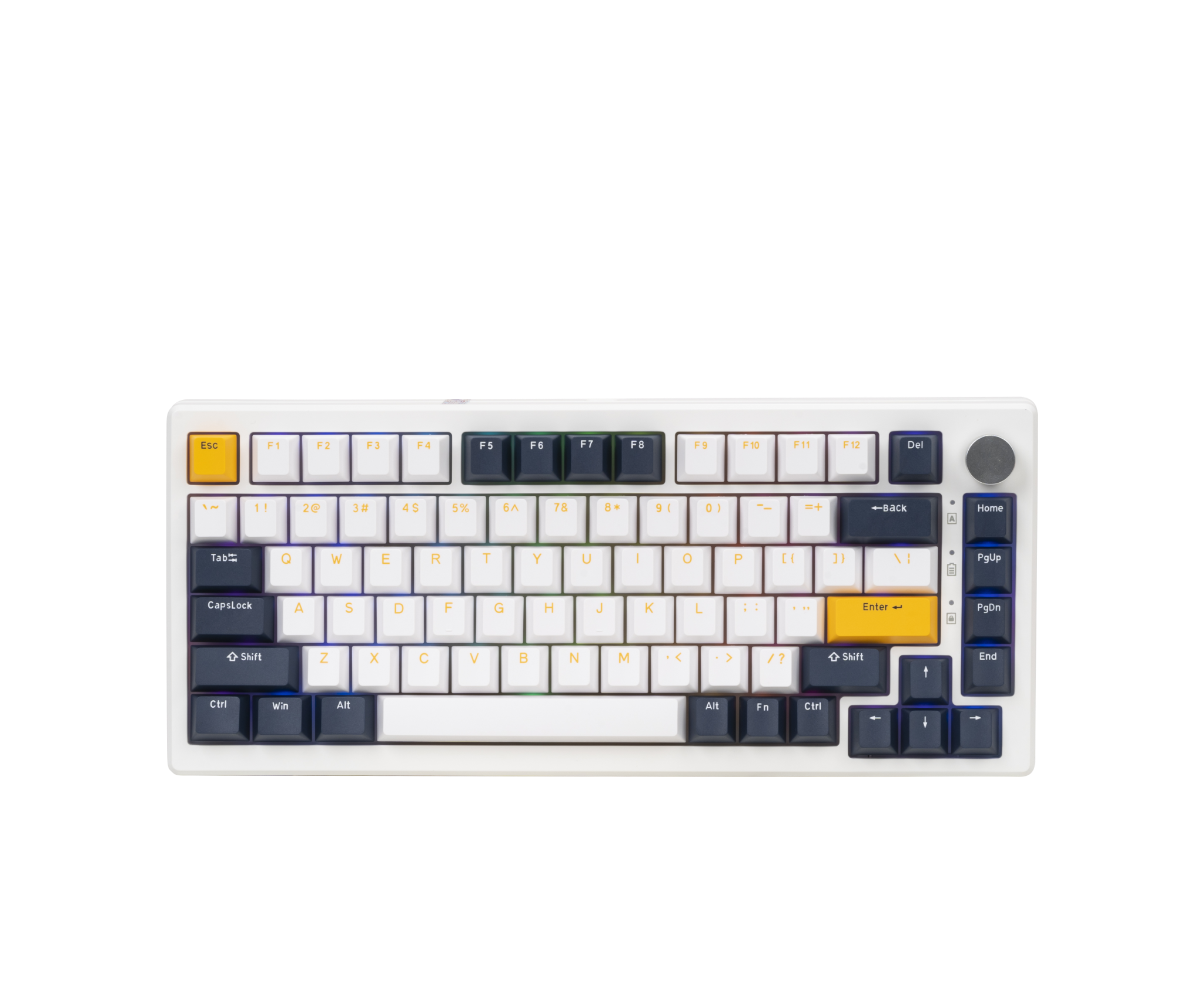 Bàn phím Durgod MK 75 White Brown Switch