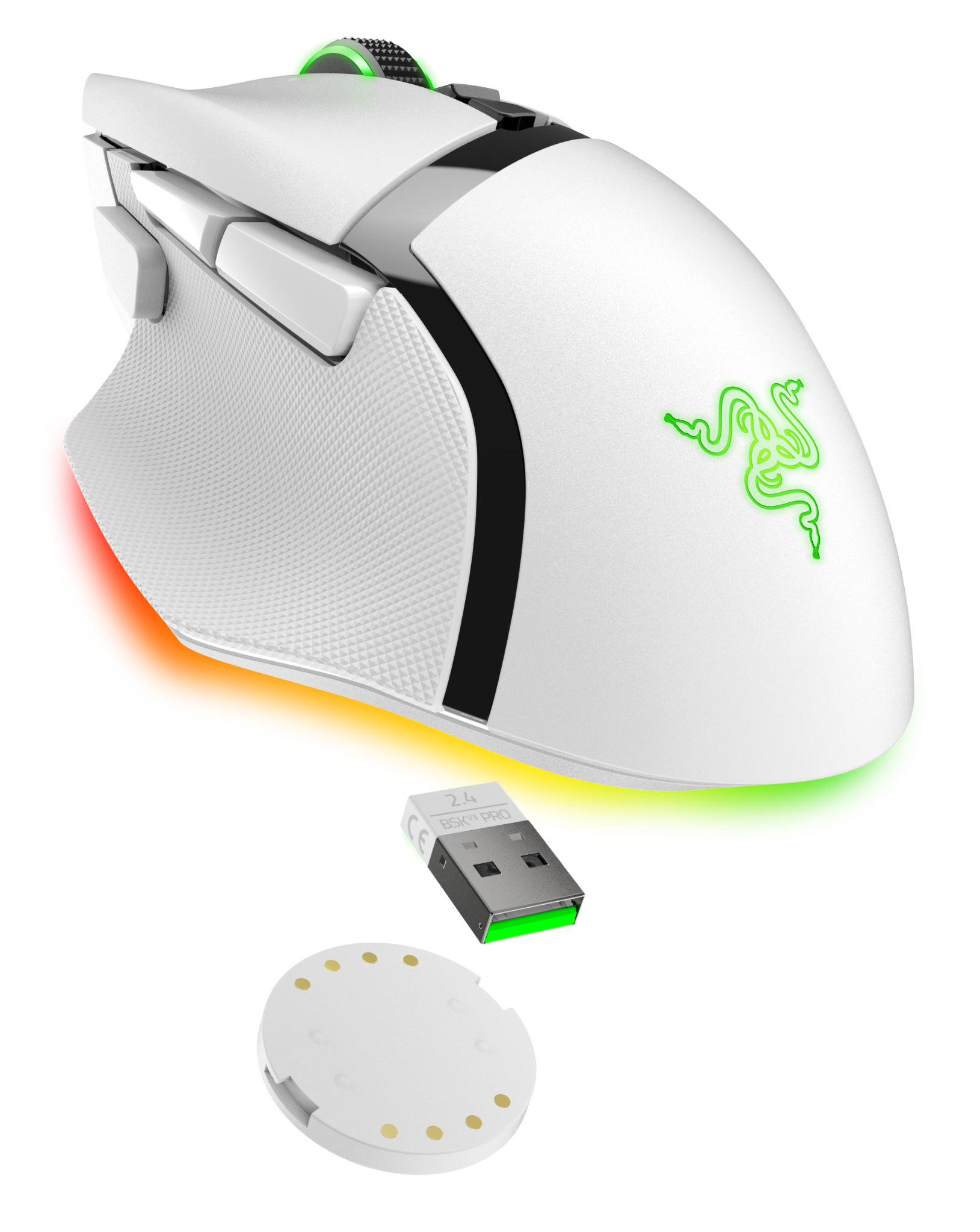 【新品未開封】Razer Basilisk V3 Pro 35K White Razer Basilisk V3 Pro Customizable Wireless Gaming Mouse: Fast
