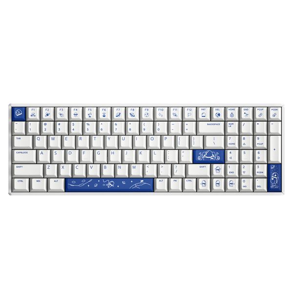 Bàn Phím Cơ IQUNIX F97 Cosmic Traveller Wireless RGB Cherry Brown