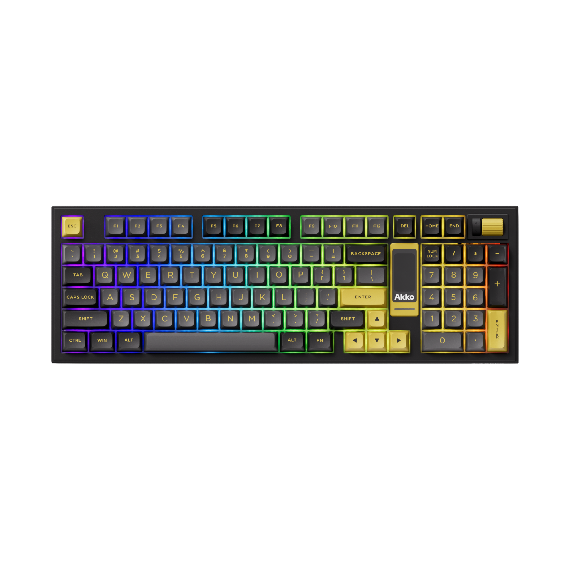 Bàn phím AKKO 5098B Black & Gold V3 Piano Pro switch