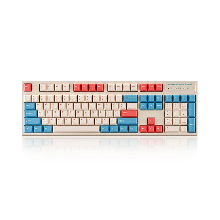 Bàn Phím Leopold Fc900R Bluetooth Blue Coral - Silent Red Mx2A Switch