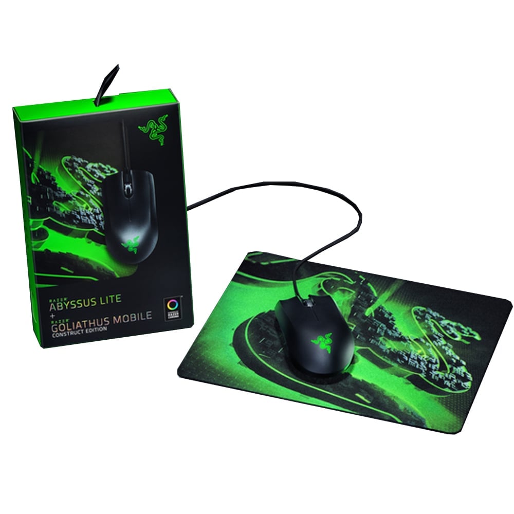 Combo Razer Abyssus Lite & Razer Goliathus Mobile Construct
