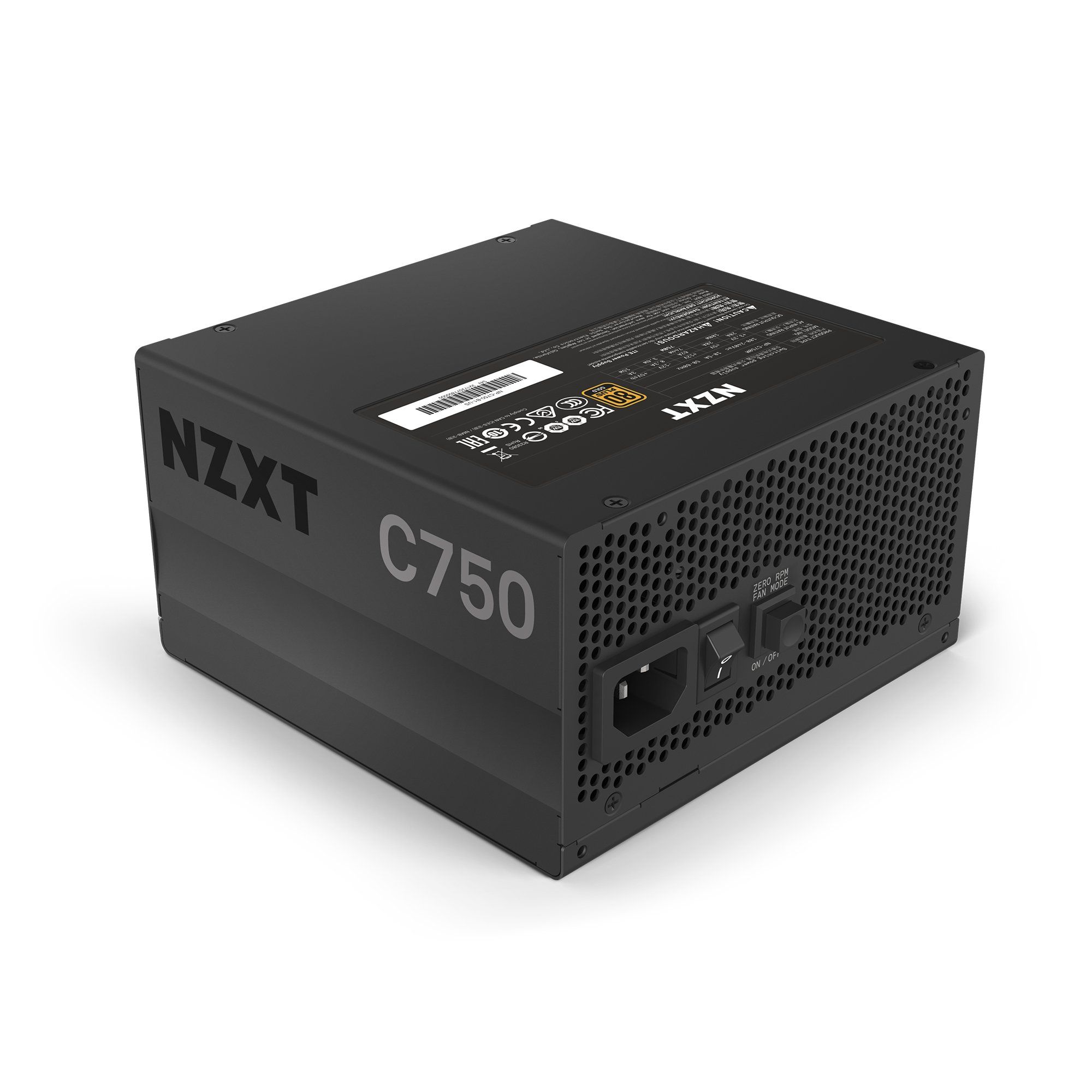 Nguồn Máy Tính Nzxt C750W - 80 Plus Gold - Full Modular (750W)