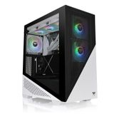  Vỏ máy tính Thermaltake Divider 370 TG Snow ARGB Mid Tower 