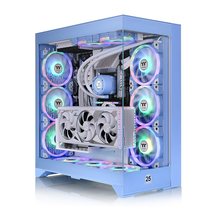 Vỏ Máy Tính Thermaltake Cte E600 Mx Hydrangea Blue - Mid Tower