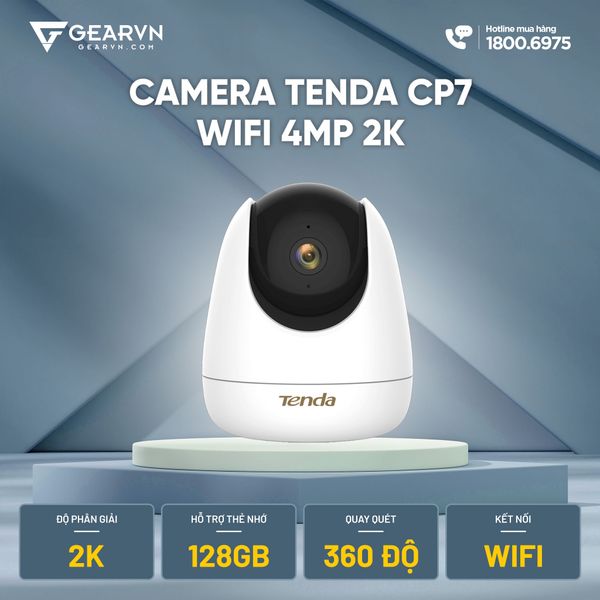 Camera Tenda CP7 IP Wifi 4MP 2K