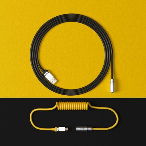  Dây cáp custom AKKO Cable V2 Black&Gold 