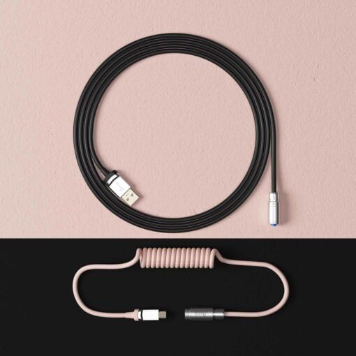  Dây cáp custom AKKO Cable V2 Black&Pink 