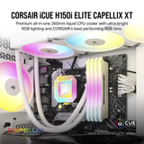  Tản nhiệt AIO Corsair H150i ELITE CAPELLIX XT WHITE(CW-9060073-WW) 