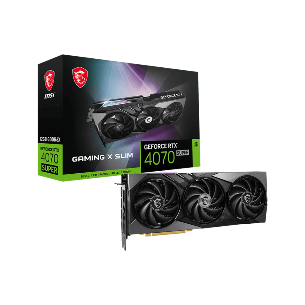Card Màn Hình Msi Geforce Rtx 4070 Super 12G Gaming X Slim